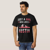 Austin Texas Girl Tシャツ (正面フル)