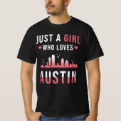 Austin Texas Girl Tシャツ (正面)