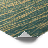 Austin Texas Skyline in Japanese Ukiyo-e ポスター (角)