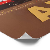 Austin Texas Special Retro Train Poster MKT Katy ポスター (角)