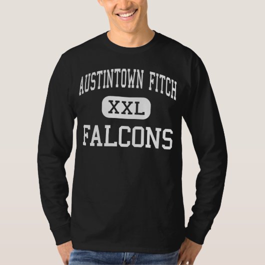 Austintown Fitch - 《鳥》ハヤブサ-高Austintown Tシャツ (正面)