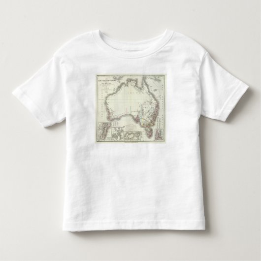 Austral大陸 トドラーTシャツ (正面)