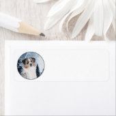 Australainの羊飼いの差出人住所ラベル ラベル (インサイチュ)