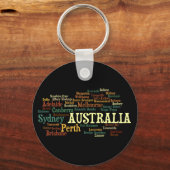 AUSTRALIAキーチェーン キーホルダー (正面)