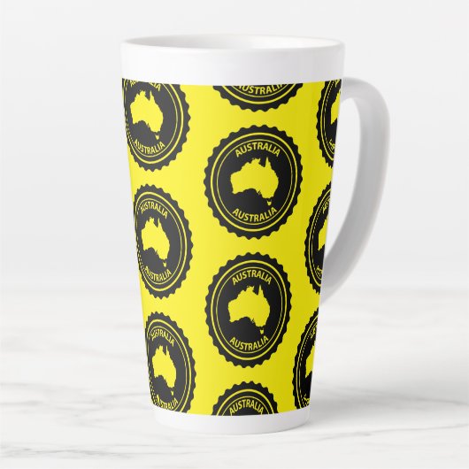 Australia カフェラテマグ (右アングル)