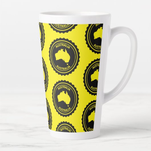 Australia カフェラテマグ (右)