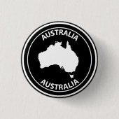 Australia 缶バッジ (正面)