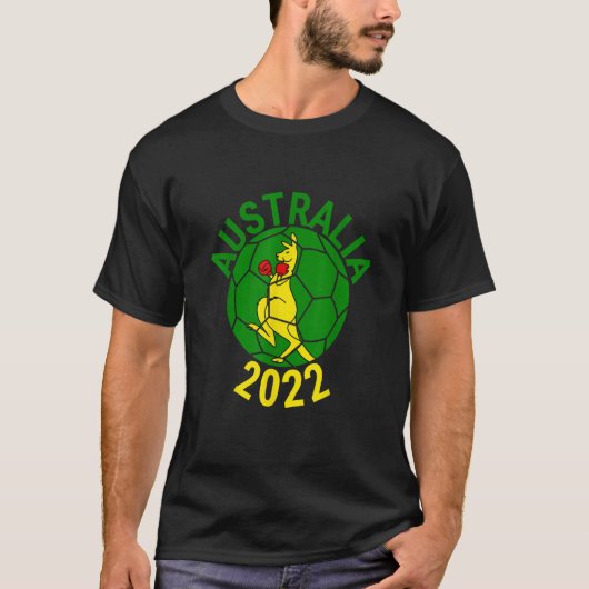 Australia 2022 Football Supporter Championship Soc Tシャツ (正面)