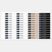 Australia Art Deco Flag Custom Iron-On Name Label ラベル (シート)