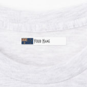 Australia Art Deco Flag Custom Iron-On Name Label ラベル (貼付)