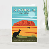 Australia, Ayers Rock, カード (正面)
