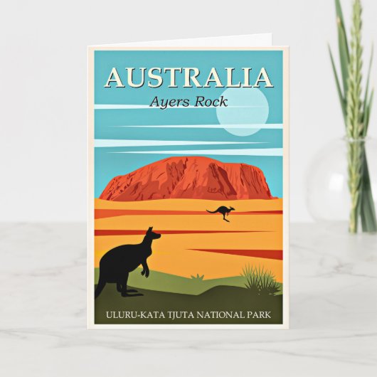 Australia, Ayers Rock, カード (正面)