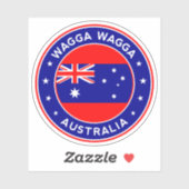 Australia, Badge of Wagga Wagga シール (シート)