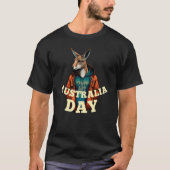 Australia Day  Australian Kangaroo Vintage Tシャツ (正面)
