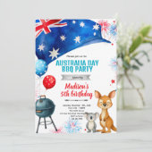 Australia Day party Invitation 招待状 (スタンド正面)