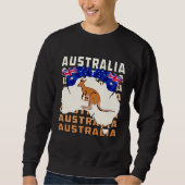 AUSTRALIA Down Under Australia スウェットシャツ (正面)