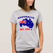 Australia Established 1901 Tシャツ (正面)