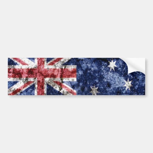AUSTRALIA FLAG バンパーステッカー (正面)