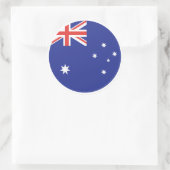 Australia Flag ラウンドシール (バッグ)