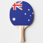 Australia Flag 卓球ラケット (正面)