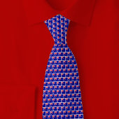 Australia Flag Brick Pattern ネクタイ