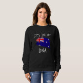Australia Flag It's in my DNA Patriotic Australian スウェットシャツ (正面フル)