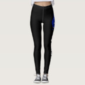 Australia Flag Leggings - Aussie Patriotic Wear レギンス (正面)