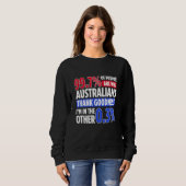 Australia For Proud Australian Aussie Australia Ro スウェットシャツ (正面フル)