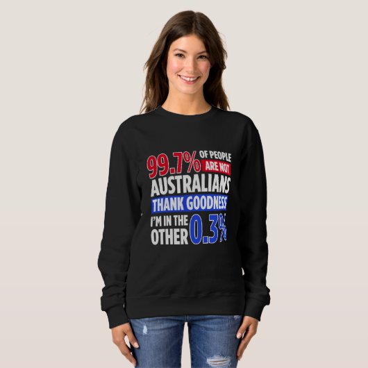 Australia For Proud Australian Aussie Australia Ro スウェットシャツ (正面フル)