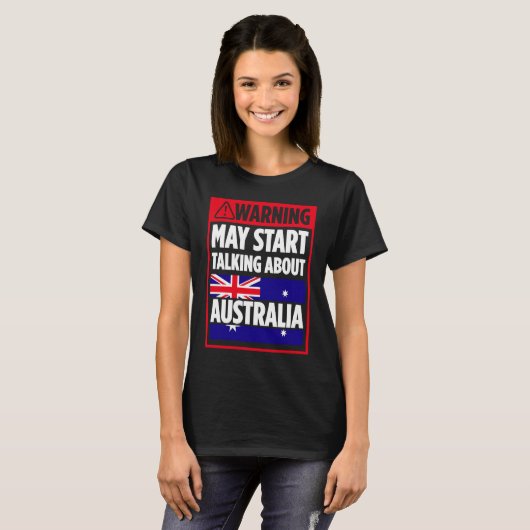 Australia For Proud Australian Aussie Australia Ro Tシャツ (正面フル)