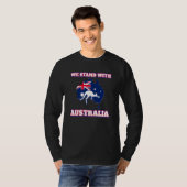 Australia for women and men Stand with Australia Tシャツ (正面フル)