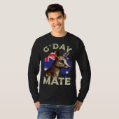 Australia G day Mate Kangaroo Aussie Australian Fl Tシャツ (正面フル)
