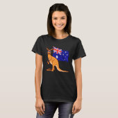 Australia G Day Mate   Kangaroo Australian Symbol Tシャツ (正面フル)