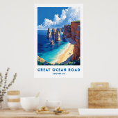 Australia Great Ocean Road Poster ポスター (キッチン)