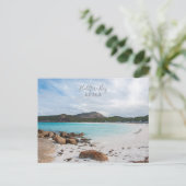 Australia Hellfire Bay Pristineビーチ写真 ポストカード (スタンド正面)