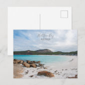 Australia Hellfire Bay Pristineビーチ写真 ポストカード (正面/裏面)