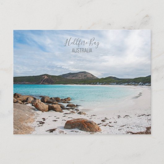 Australia Hellfire Bay Pristineビーチ写真 ポストカード (正面)