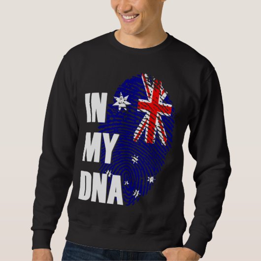 Australia In My DNA Men Women Kids スウェットシャツ (正面)