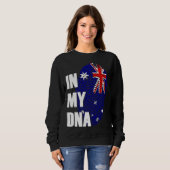 Australia In My DNA Men Women Kids スウェットシャツ (正面フル)