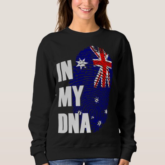 Australia In My DNA Men Women Kids スウェットシャツ (正面)