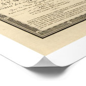 Australia Map Drawn by Adrien Hubert Brue 1826 ポスター (角)