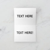 Australia Map Greeting Card  サンキューカード (内部)