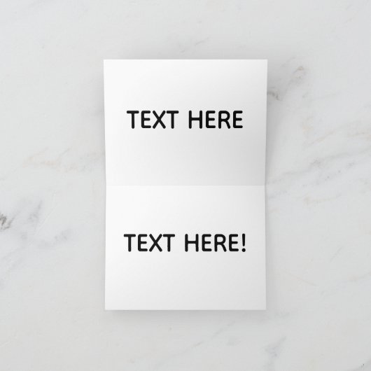 Australia Map Greeting Card  サンキューカード (内部)