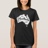Australia Map Travel & Animal  State Home Australi Tシャツ (正面)