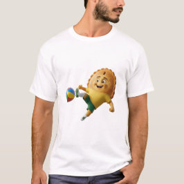 Australia Meat Pie Soccer Mascot T-Shirt - Group D Tシャツ