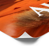 Australia Outback Kangaroo Travel Poster ポスター (コーナー)