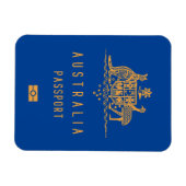 Australia passport マグネット (横)