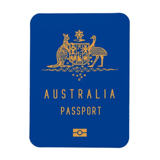 Australia passport マグネット (縦)