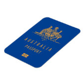 Australia passport マグネット (左側)