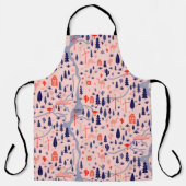 Australia pattern seamless design. Decoration text エプロン (正面)